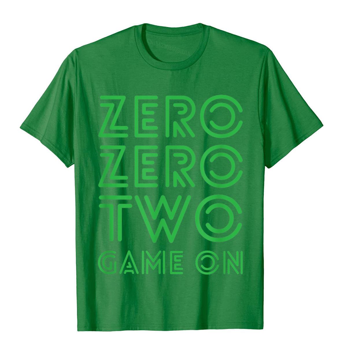 Pickleball Zero Zero Two Game On Green T-Shirt