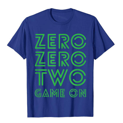 Pickleball Zero Zero Two Game On Green T-Shirt