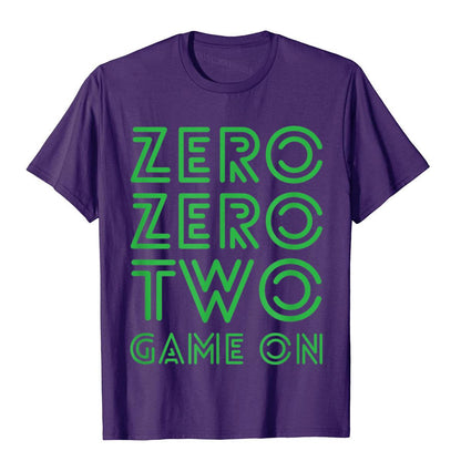 Pickleball Zero Zero Two Game On Green T-Shirt