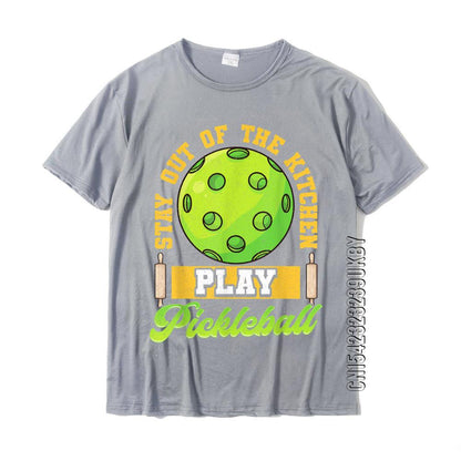 Stay Out Of The Kitchen Play Pickleball T-Shirt