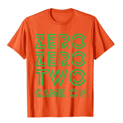 Pickleball Zero Zero Two Game On Green T-Shirt