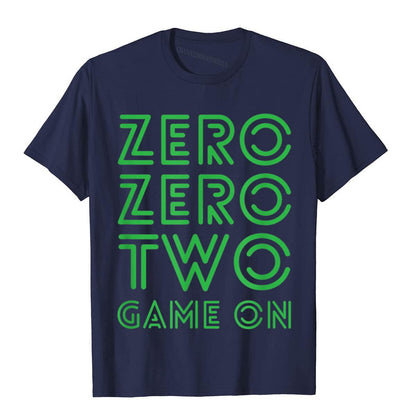 Pickleball Zero Zero Two Game On Green T-Shirt