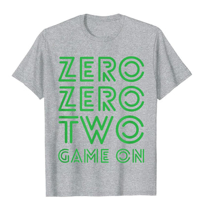 Pickleball Zero Zero Two Game On Green T-Shirt