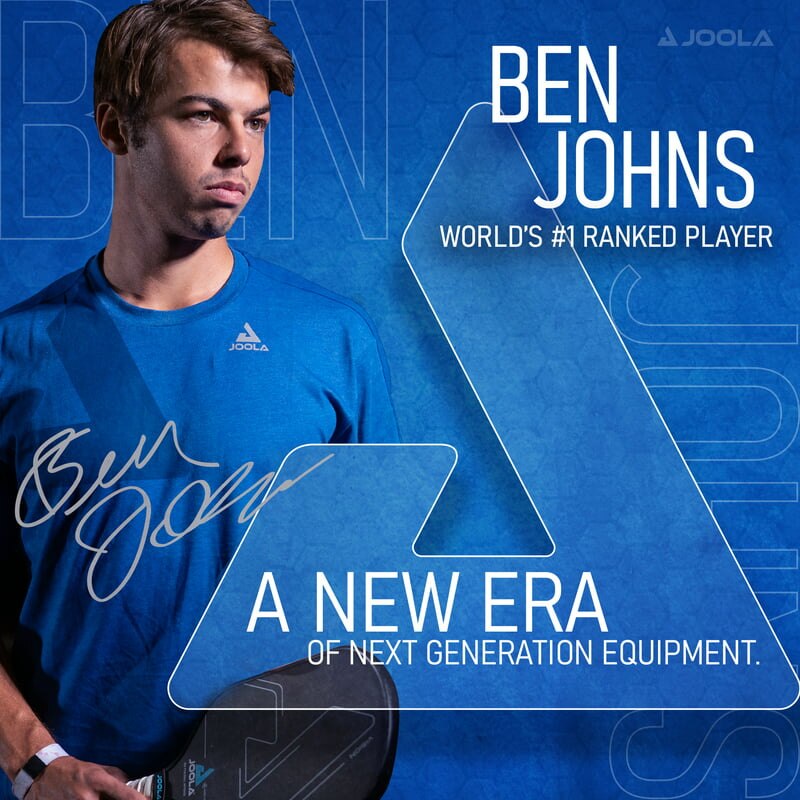 JOOLA Ben Johns beginner kit with balls and a bag.