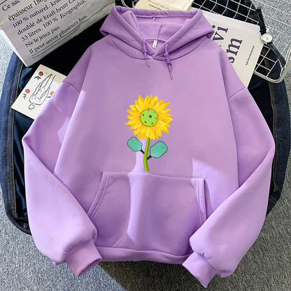 Women's Pickleball Sunflower Hoodie