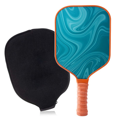 Pickleball paddle with cover.