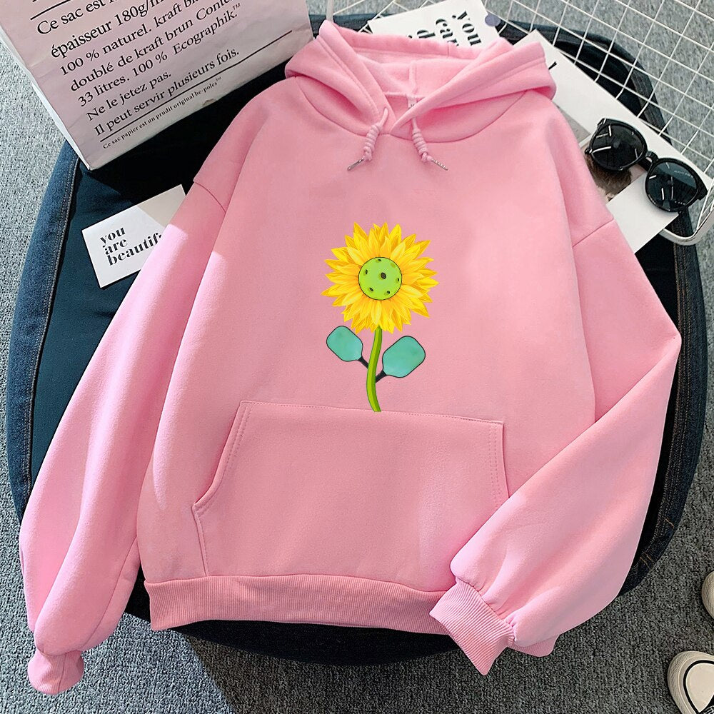 Women's Pickleball Sunflower Hoodie