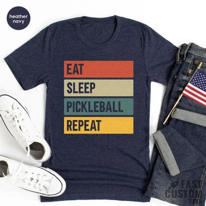 Women's Eat Sleep Pickle Ball T-Shirt