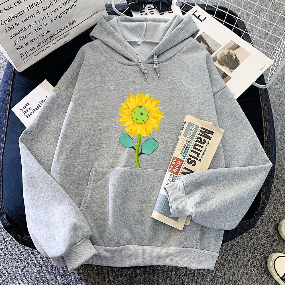 Women's Pickleball Sunflower Hoodie