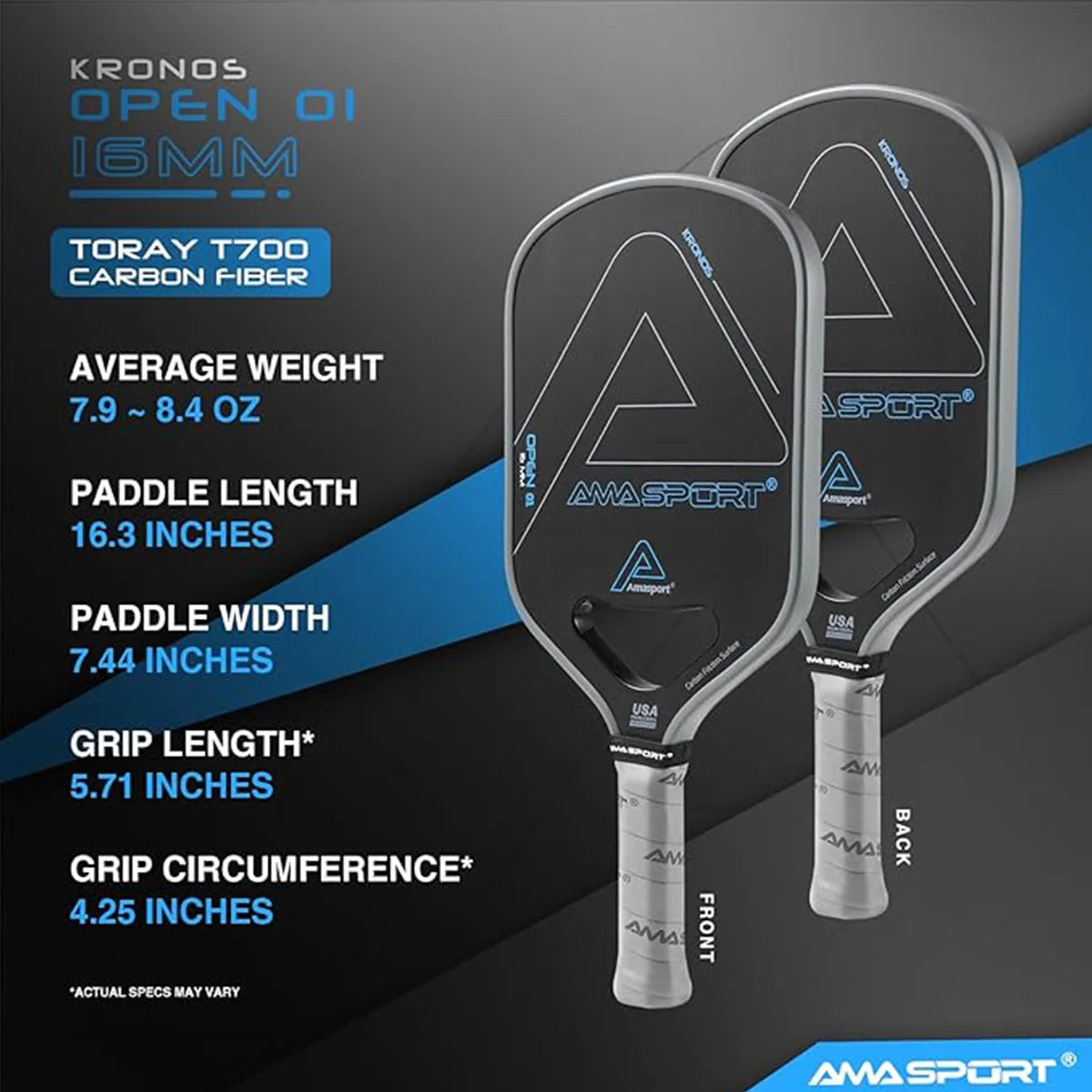 AMASPORT Kronos Pickleball Paddle