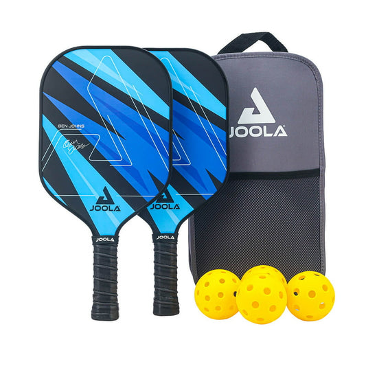 JOOLA Ben Johns beginner kit with balls and a bag.